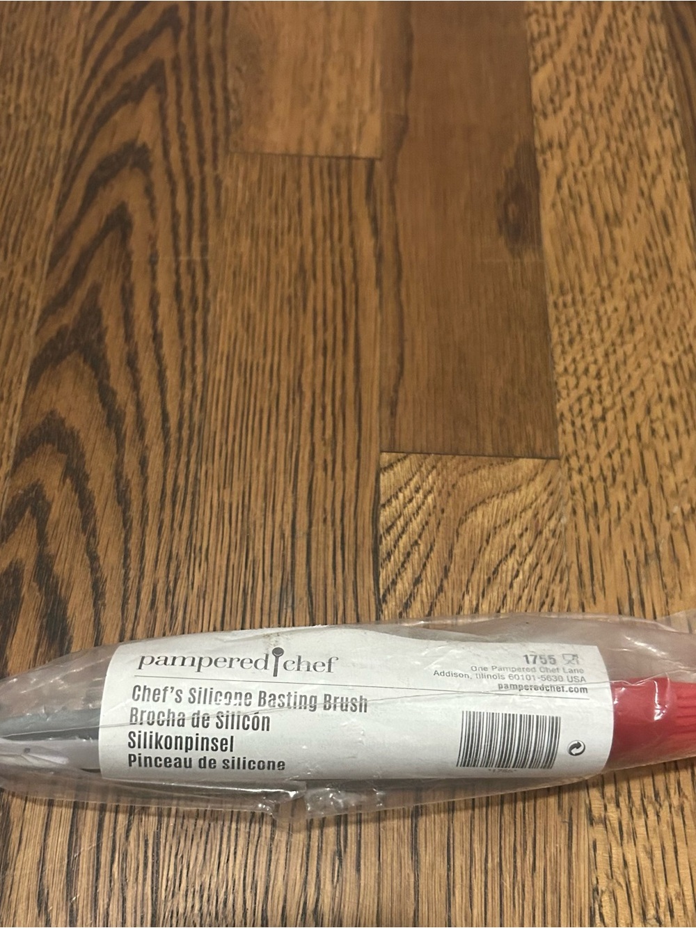 Pampered Chef Red Silicone Basting Brush new
